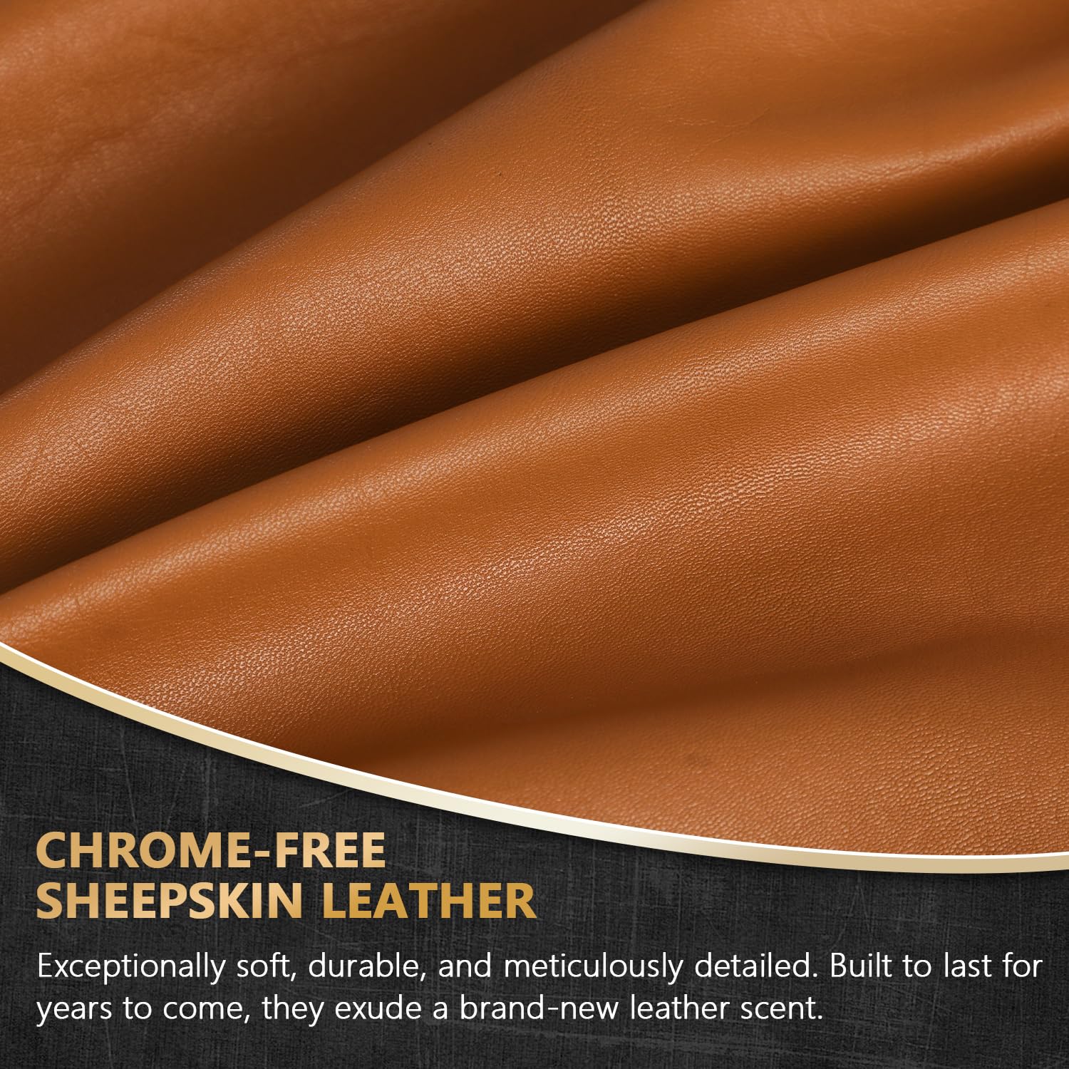 FIORETTO Men’s Chrome-Free Leather Driving Gloves Warm Cashmere Lined Touchscreen Winter Gloves M200814 - Image 5