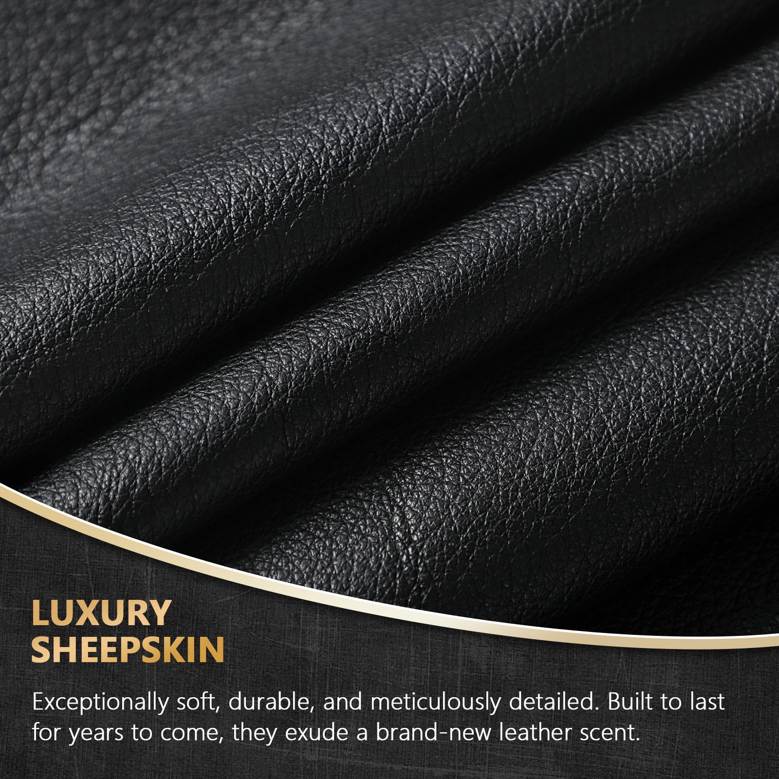 FIORETTO Men’s Chrome-Free Leather Gloves Winter – Touchscreen Driving Gloves with Warm Wool Lining M24001 - Image 5