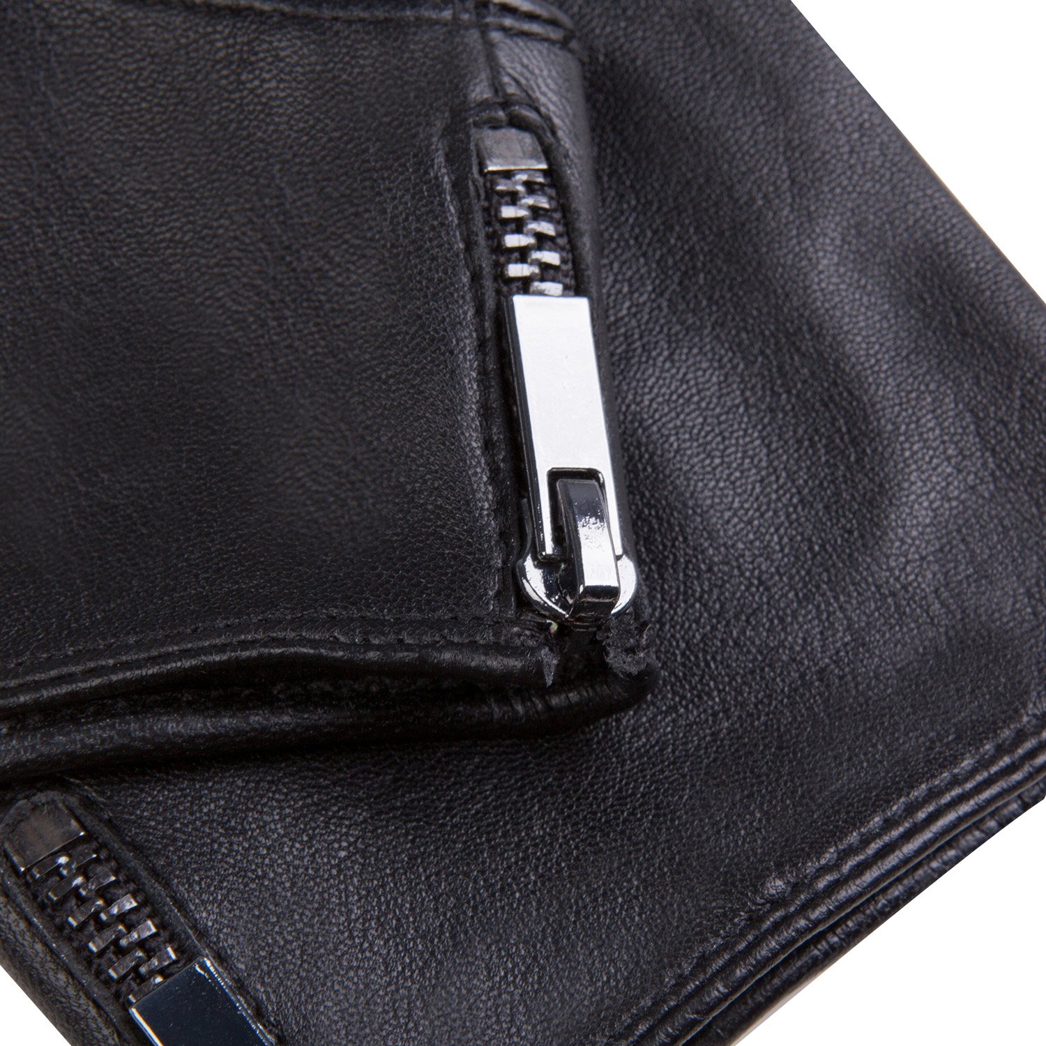 FIORETTO Womens Fingerless Leather Gloves Unlined Leather Driving Gloves Dancing Performance Punk Half Finger Gloves 160005 - Image 4